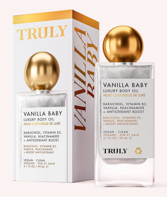 Truly Vanilla Baby Luxury Body Oil 90mL